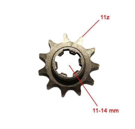 Zębatka przód 11 (T8F) pocket mini bike, cross, quad - BX16100115 / pob-63