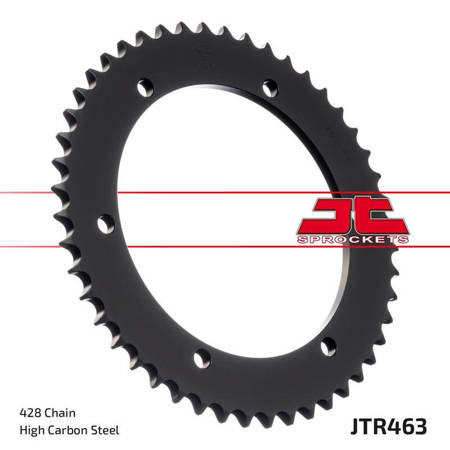 Zębatka tył JT 48 (428) - kmx 125 (86-03) - JTR463-48