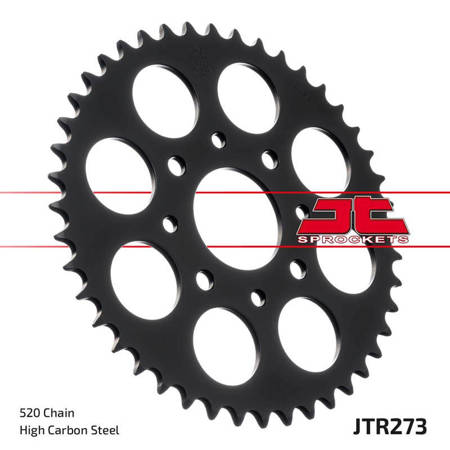 Zębatka tył JT (520) - xl 125 varadero - JTR273-39