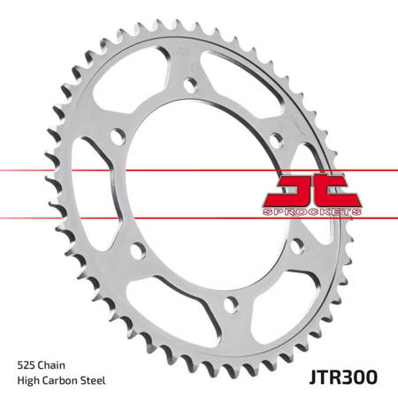 Zębatka tył JT (525) - TDM 900 / FZ8 FAZER / XL 600 / 700 TRANSALP - JTR300-42