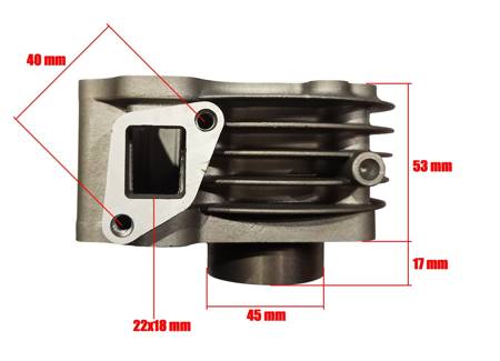 Zestaw Głowica z Zaworami i Wałkiem i Klawiaturą + Cylinder Skuter 4T GY6 139 QMA / QMB 50cc - BX15090073BX1407859W