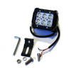 Lampa robocza led 6, 18W, 720 lm, E9, IP67 kit montażowy. spot quad, auto, utv - BX20001S