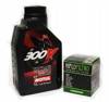 Olej motul 300v 1l 15w50 (syntetyczny) + Filtr Oleju HF650 