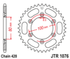 Zębatka tył JT (420) - rieju spike / tango 50 - JTR1076-52