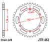 Zębatka tył JT 48 (428) - kmx 125 (86-03) - JTR463-48