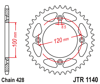 Zębatka tył JT Beta 125 RR enduro (11-17) - JTR1140-63